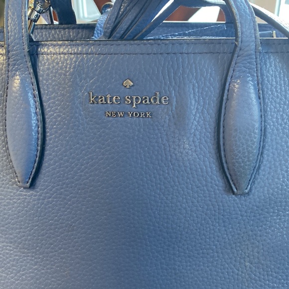 Kate Spade Purse Blue Handbag Satchel - Picture 5 of 7
